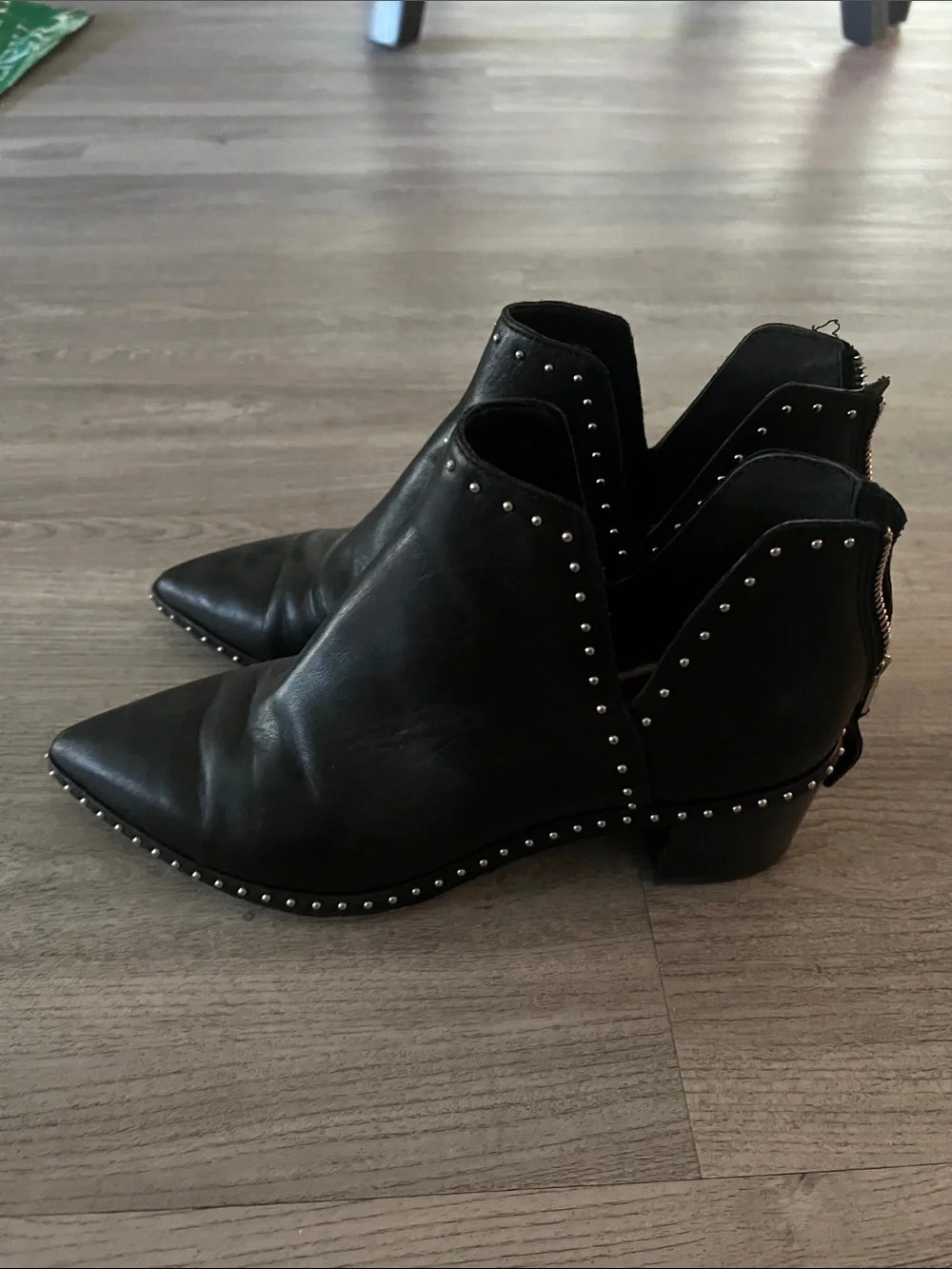 Dolce Vita Studded Pointed Toe Ankle Boots - Women's